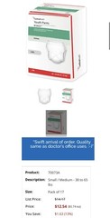 Cardinal Health Youth Pull Ups/Diapers Packages -NEW- Size: S/M (38-65lb)