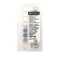 Duracell Hearing Aid Batteries Size 312, 8 Batteries