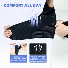 babaka Back Brace Posture Corrector for Women and Men, Adjustable Medium