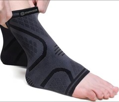 Stuffvisor Ankle & Foot Compression Sleeve, Socks for Maximum Support, Small 2PK