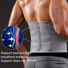 Adjustable Lumbar Support Lower Waist Back Belt Brace Pain Relief Men and Women
