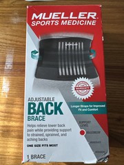 Mueller Sport Medicine Adjustable Back Brace One Size Fits Most Maximum Support