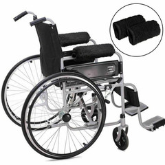2Pcs Soft Wheelchair Armrest Pads Non-Slip Support for Office Chair