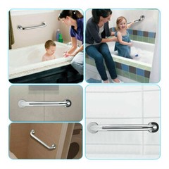 Strong Stainless Steel Grab Bar Bathroom Handicap Toilet Safety Handle Support