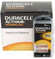 Duracell Hearing Aid Batteries Size 312 – Fast shipping- Fresh Exp-2028