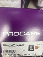 Procare Knee Splint XXL 20″ Left/Right Knee REF 79-80029