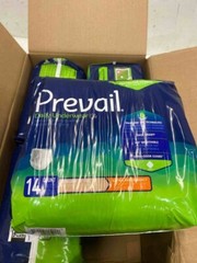 PREVAIL/Unisex Adult 4pk.XL Absorbent Underwear Pull On w/TearAwaySeams 58COUNT
