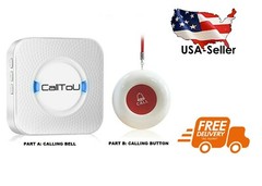 Wireless caregiver pager 1 chime and 1 call button + FREE SHIPPING