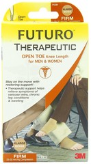 Futuro Open Toe Knee Length Stockings Firm Compression Extra Large Beige 1 Pair