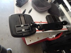 Permobil Power Wheelchair Leg Calf Support Assembly Brackets ASSEMBLY