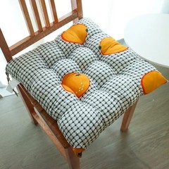40cm Square Seat Cushion, Chair Cushion, Thickened Linen Chair Backrest Pillow,