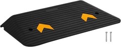 Threshold Ramp Door Ramp 3″/4″ Rise Rubber Curb Ramp Doorway 33069 lbs/15 T