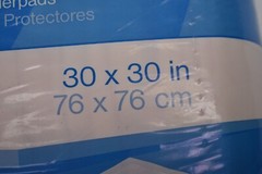 Lot of 70 Presto Underpads Heavy Absorbency 30″ x 30″ XL Size Peach Color