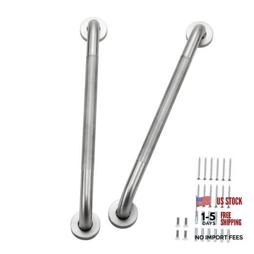 Grab Bars for Shower 2 Pack 18-Inch, Stainless Steel 18 Inches Brushed Nickel