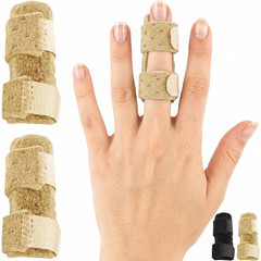 Vive Finger Splint (2 Pack) – Universal Finger Straightener – Broken and Trigger