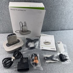 Phonak TV and Music Com Pilot II TV Link II Base Station Venture no neckloop