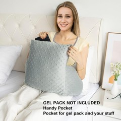 Hysterectomy Pillow for Abdominal Surgery Recovery with Pocket Adjustable Gray