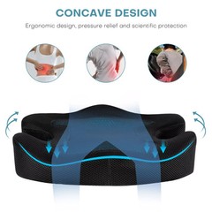 Gel Memory Foam Seat Cushion Chair Car Seat Pad f Long Sitting Pressure Relief