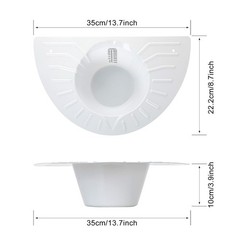 4 Pack Urine Collection Hats for Toilet, Durable Graduated Specimen Collector…