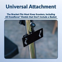 Deluxe Knee Scooter Basket Accessory with Large Capacity – Knee Rover Basket