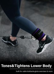 Adjustable Ankle Straps for Cable Machines – Kickbacks & Glute Workouts