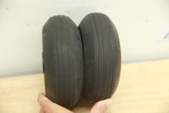 PAIR Permobil 180×68 Caster Wheels Tires for M1 M3 Power Chair 7″ 2.50-3 OEM