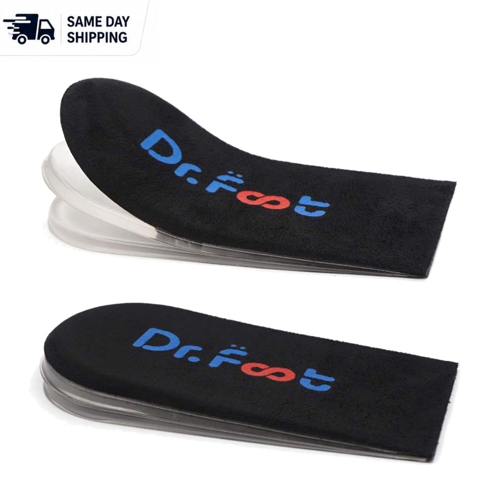 Dr.Foot Adjustable Orthopedic Heel Lift Inserts – Pain Relief & Height Boost
