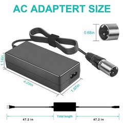 24V Mobility B4ttery Charger 4 Jazzy Power Chair Wheelchair Electric Pride Auto