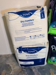 4 Packs (60 Count) Tena Prevail Dry Comfort Underwear Size Large 44″- 55”