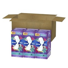 Always Radiant Teen Pads, Size 3, Extra Heavy, with Heavy (Size 3)