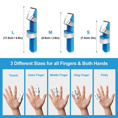 Trigger Finger Splint Brace for Thumb Index Middle Ring Pinky, Metal Foam Broken