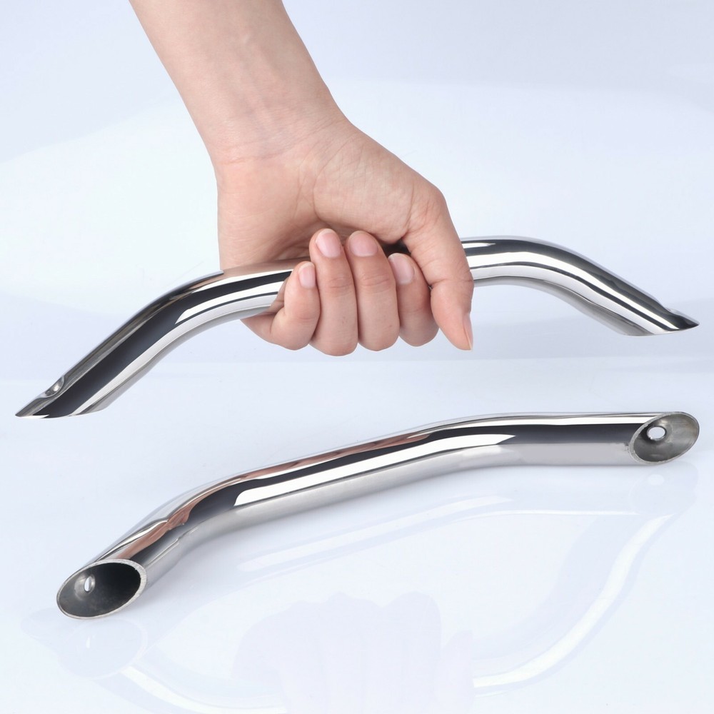 2X Stainless Steel 9 inch Boat Marine Grab Handle Handrail for Marine Yacht RV