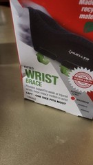 Mueller Fitted Wrist Brace Left Hand One Size Fits Most Maximum Support 1S