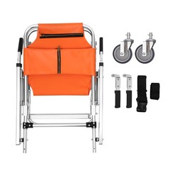 Foldable Stair Chair Portable Climbing Wheelchair Stair Chair Load 159kg/350.5lb