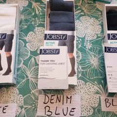 Jobst Active Wear Unisex Men Women Knee REG / FULL CALF Socks Compression 30-40
