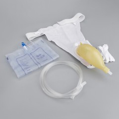 Male Reusable portable Wearable Male Urine Bag Urinal Collector Toilet 1000ml