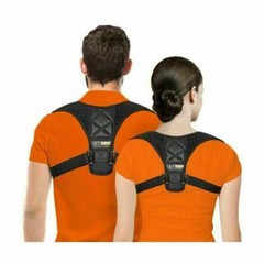 Gearari Upper Back Brace Posture Corrector for Unisex – Black