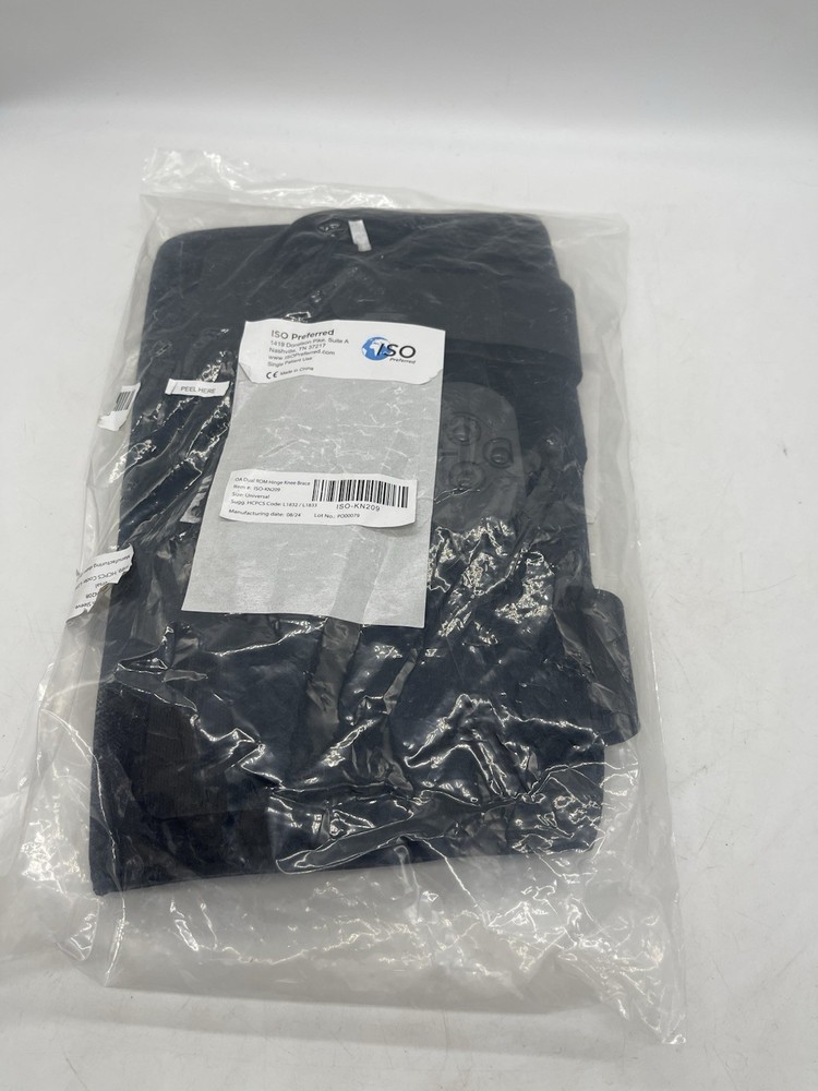 ISO Preferred OA Dual ROM Hinge Knee Brace HCPCS L1832/L1833 (for Right or Left)