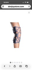 Donjoy Reaction web knee brace, medial Right , lateral Left Medium 11-7426-3