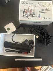 Phonak Roger FM Pen 1.1 (Wireless Microphone) with Charging Base & Roger X NEW