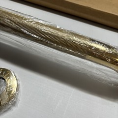 24 Inch anti Slip Shower Grab Gold, Bathroom Grab Bar, Knurled Bathroom Bar