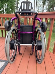 Ki Mobility Rogue XP 13×15 Pediatric Wheelchair W/ Alber Twion Power Assist