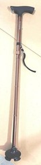 Best Stand up Cane With Light – Foldable – Adjustable – Bronze