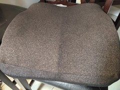 Samsonite Seat Cushion Non-Slip Gray and Black Support Cushion