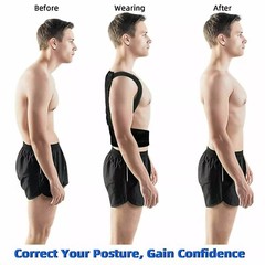 Posture Corrector Low Back Support Shoulder adjustable Back Posture Brace, XXL