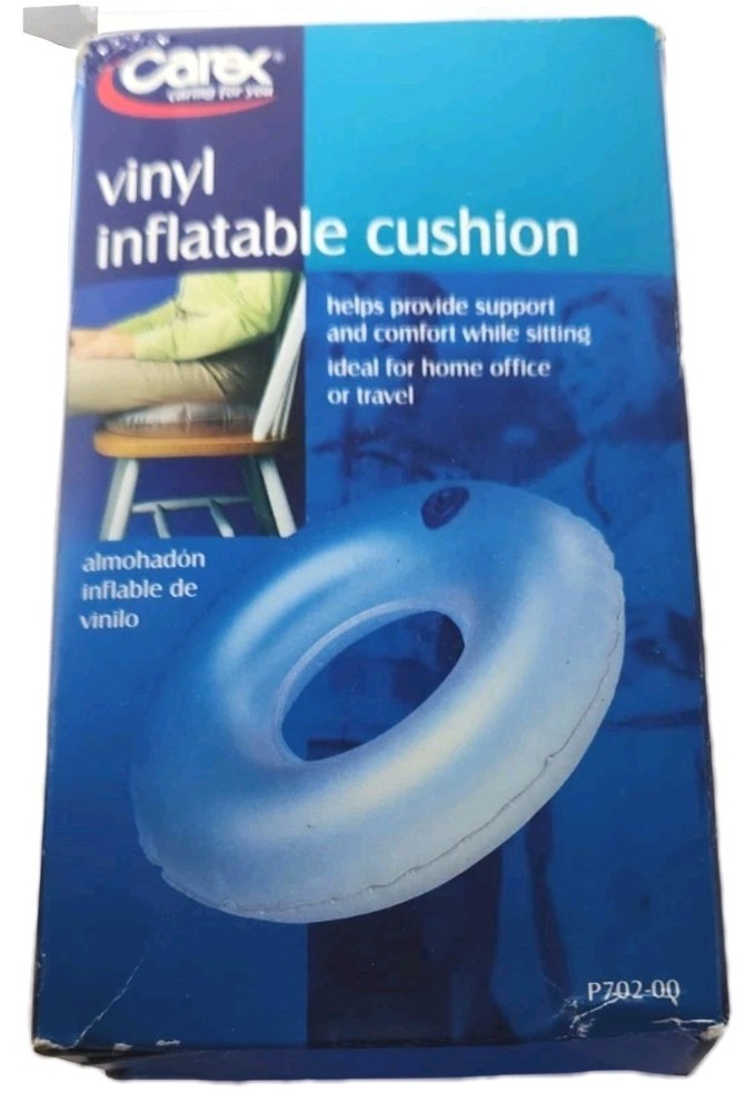 Vinyl Adult Seat Cushion (donut) . Comfort while sitting, New In Box