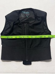 Marena Recovery Compression Vest Short Style Black Nylon & Spandex Blend Size XS
