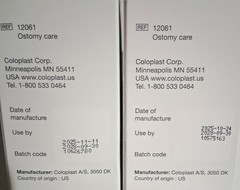 Two Coloplast 12061 Brava® Lubricating Deodorant 8 fl. oz EXP 2028