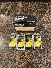 Duracell Activair Hearing Aid Battery 1.45V 4 packs of 8 (32) Zinc Air