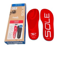 SOLE Active Wide Medium Footbeds Insoles Men’s 8 Women’s 10 EU 41 Open Box